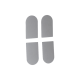 Набір ковпачків Eclipse 3.0, пластик, матовий хром