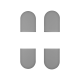 Набір ковпачків Eclipse 2.2, пластик, сiрий
