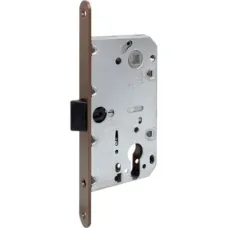 Корпус врізного замка AGB Mediana Evolution Під циліндр 85 мм, антична бронза