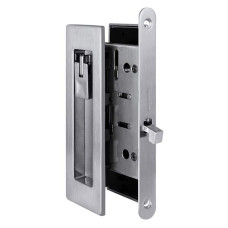 Засувка з ручками для розсувних дверей SH.URB153.KIT011-BK (SH011 URB) MWSC-33 італійське тиснення