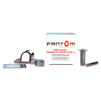 Стопор дверний магнітний Fantom Fire (протипожежний), хром