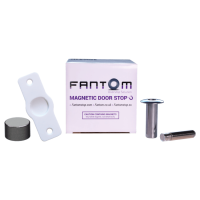 Стопор дверний магнітний Fantom Chrome Nylon 07813, хром