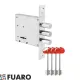 Корпус врізного замка Fuaro MDV10/S-60.00.3R14 5key, хром