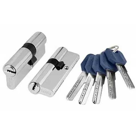 Ручка на планці із замком і циліндром SET 150 (62 mm)