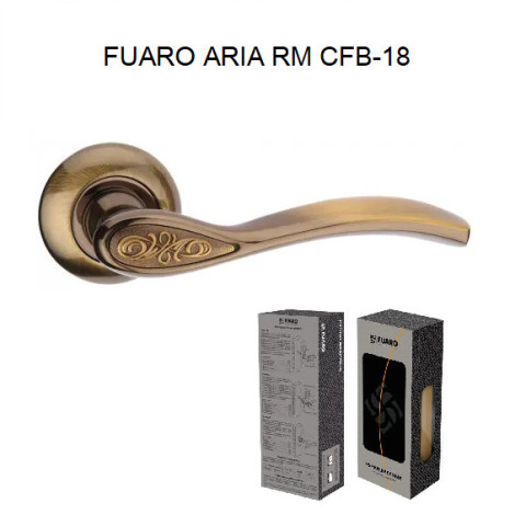 Ручка дверна Fuaro ARIA RM CFB-18, глянцева кава