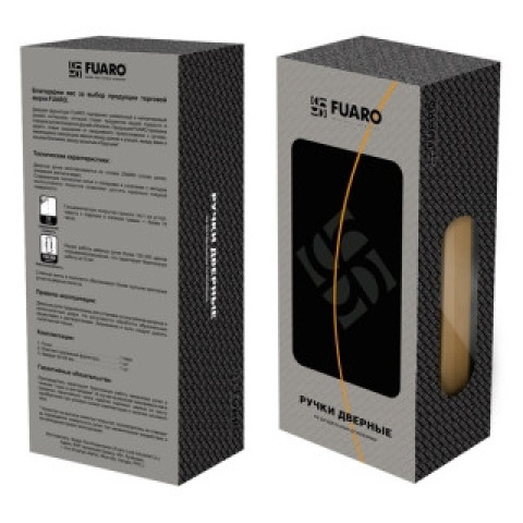 Ручка дверна Fuaro FLASH DM CP/SN-3, хром / матовий нікель