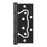 Петля універсальна без врізання IN4500W BL (500-2BB 100x2,5) чорний матовий
