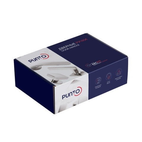 Ручка дверна Punto TERRA ARC.Q52 BL-24 чорний (62041)