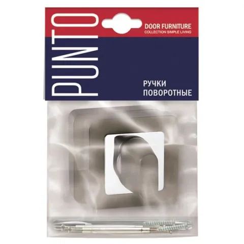 Ручка поворотна Punto BK6 QR GR/CP-23, графіт/хром