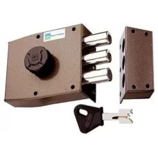 Замок накладний Mottura 30401VD80C5, 3-ригельний