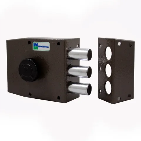 Замок накладний Mottura 30401VD50C5, 3-ригельний