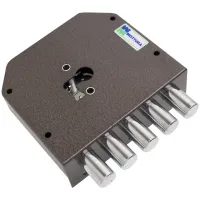 Замок накладний Mottura 38600DX, 5-ригельний, правобічний