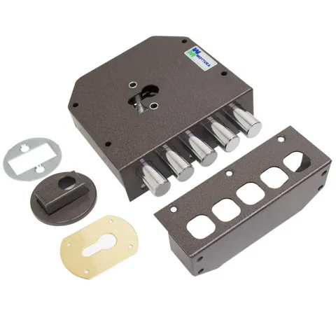 Замок накладний Mottura 38600DX, 5-ригельний, правобічний