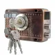 Замок накладний Comit CT0671, 2-ригельний