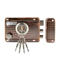 Замок накладний Comit CT0681, 2-ригельний