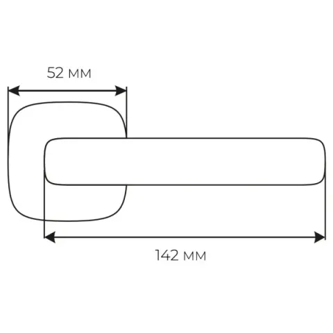 Ручка дверна Comit Lucy Q 58410, хром