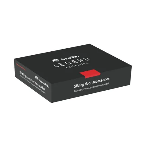 Комплект фурнітури для розсувних дверей Armadillo SH.LD152.KIT011-BK 26673, матовий нікель