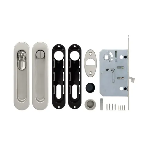 Комплект фурнітури для розсувних дверей Armadillo SH.LD152.KIT011-BK 26673, матовий нікель
