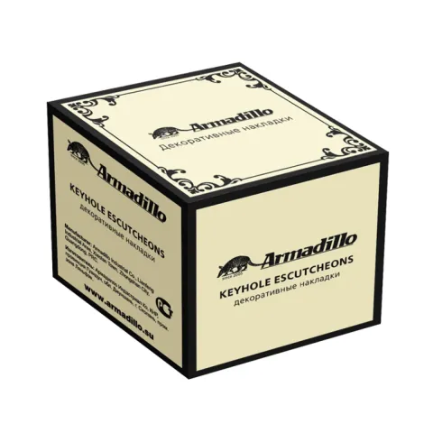 Накладка під циліндр Armadillo ET/CL 27835, античне срібло