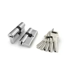 Циліндр ключ–ключ Fuaro R600/70 25+10+35 26111, хром