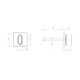 WC-фіксатор Fuaro BKW8x75.K.TRG52 48365, чорний
