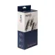Комплект ручок із засувкою Punto Soft LINE SLQ011 61883, чорний