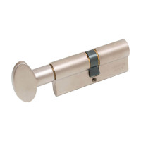 Циліндр Mgserrature 35 / 45P = 80mm ключ / поворотник матовий нікель 5 ключів