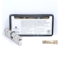 Mottura Art. C39D515101 Циліндр 51*51 кл матовий нікель 5кл