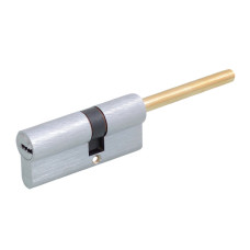 Циліндр Securemme 3200QCS30301X5 К2 30 / 30 мм 5кл +1 монтажний ключ, з штоком, матовий хром