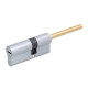 Циліндр Securemme 3200QCS30301X5 К2 30 / 30 мм 5кл +1 монтажний ключ, з штоком, матовий хром