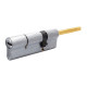 Циліндр Securemme 3200QCS30601X5 К2 30 / 60 мм 5кл +1 монтажний ключ, зі штоком, матовий хром