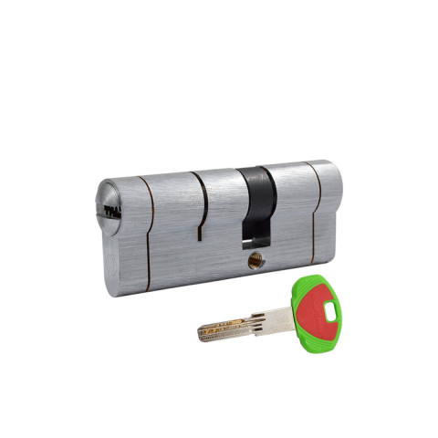 Циліндр Securemme CS30451X5 К22 30 / 45 мм 5кл +1 монтажний ключ, матовий хром