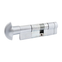 Циліндр Securemme 3220PCS50401X5 К22 50 / 40мм 5кл +1 монтажний ключ / ручка матовий хром