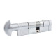Циліндр Securemme 3220PCS50401X5 К22 50 / 40мм 5кл +1 монтажний ключ / ручка матовий хром