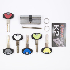 Циліндр Securemme 3200CCS35351X5 К2 35 / 35 мм 5кл +1 монтажний ключ матовий хром