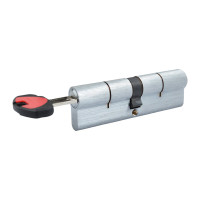 Циліндр Securemme 3200CCS50501X5 К2 50 / 50 мм 5кл +1 монтажний ключ матовий хром