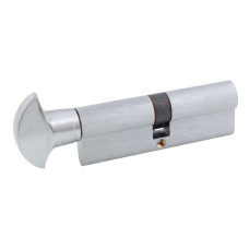 Циліндр Securemme 3200PCS30301X5 К2 30 / 30 мм 5кл +1 монтажний ключ / ручка матовий хром