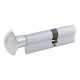 Циліндр Securemme 3200PCS45351X5 К2 45 / 35 мм 5кл +1 монтажний ключ / ручка матовий хром