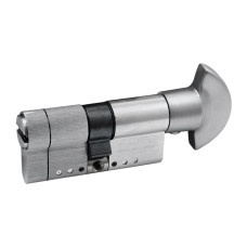 Циліндр Securemme 3220PCS30301X5 К22 30 / 30 мм 5кл +1 монтажний ключ / ручка матовий хром