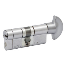 Циліндр Securemme 3220PCS35351X5 К22 35 / 35 мм 5кл +1 монтажний ключ / ручка матовий хром