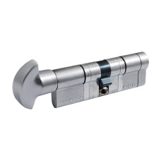 Циліндр Securemme 361PCS4545115 K64 45 / 45 мм 5кл +1 монтажний ключ / ручка матовий хром