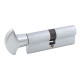 Циліндр Securemme 3200PCS40401X5 К2 40 / 40 мм 5кл +1 монтажний ключ / ручка матовий хром