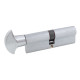 Циліндр Securemme 3200pcs45451x5 К2 45 / 45 мм 5кл +1 монтажний ключ / ручка матовий хром