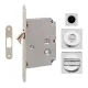 Ручка для розсувних дверей Fimet 3667R F04+LOCK+MQ хром (комплект wc)