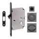 Ручка для розсувних дверей Fimet 3667R F15+LOCK+MQ антрацит (комплект wc)