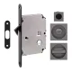Ручка для розсувних дверей Fimet 3667R F15+LOCK+MQ антрацит (комплект wc)