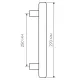 Ручка тягнуча Fimet 1028STG-261 F04 Tasha хром