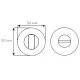 Дверна накладка WC Fimet 208 F20 матова бронза