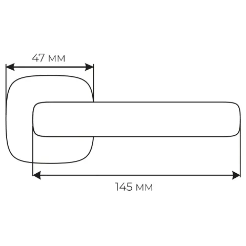 Ручка M&T Minimal TIN - B 00047 титан/коричневий матовий (к-т)