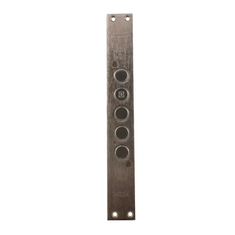 Mottura Art. 50798S5 Замок 5-ригельний, 5 ключів 60 mm накладки хром